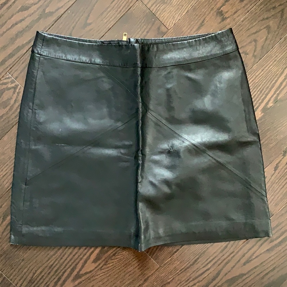 H&M pleather skirt